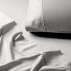 Olive + Crate Luxury Series 100% Tencel Eucalyptus California King Size Sheets Set - 4Pc Soft Cooling Bed Sheets | 18'' Deep Poc
