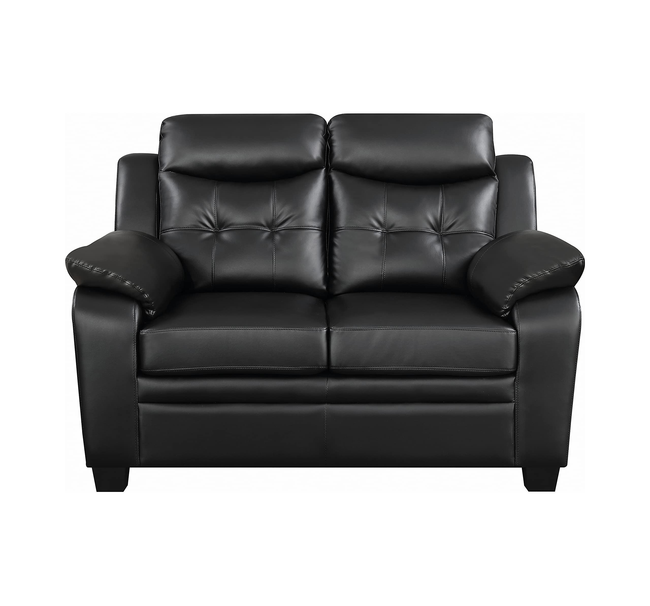 Coaster Home Furnishings Finley Tufted Upholstered Loveseat Black