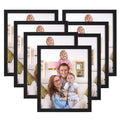 Giftgarden 8x10 Picture Frame Multi Photo Frames Set for Wall Decor or Tabletop Display, 7 Pack, Black