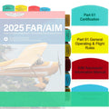 Tabs For Far/Aim 2025/2024 For Private Pilot License - Vfr - 50 Tabs