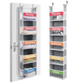 Yoojahow Grey 2 Pack 5 Shelf Weekly Kids over the Door Organizer