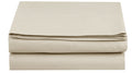 Luxury Flat Sheet On Amazon Elegant Comfort Wrinkle-Free 1500 Thread Count Egyptian Quality 1-Piece Flat Sheet, King Size, Cream