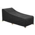 Ibirdie Outdoor Lounge Chaise Chair Cover 74L X 34W X 32H Inch Waterproof Patio Furniture Covers Lawn Pool Chair Cover 1 Pack Black