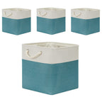 Temary Fabric Storage Baskets Set Of 4 Storage Cube 13x13 Baskets for Shelf, Large Storage Basket for Gift Empty Baskets for Org