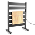 Towel Warmer for Bathroom, 6-Bar, Upgraded Extra-Wide Heating Area, Built-in Timer and Temperature Adjustment, Overheating Prote