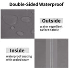 Easy-Going Outdoor High Back Chair Cover Uv Resistant Patio Chair Cover Waterproof Lawn Patio Furniture Cover With Tape Sealed Seam (2 Pack-28Wx35Dx35H Inch, Grey)