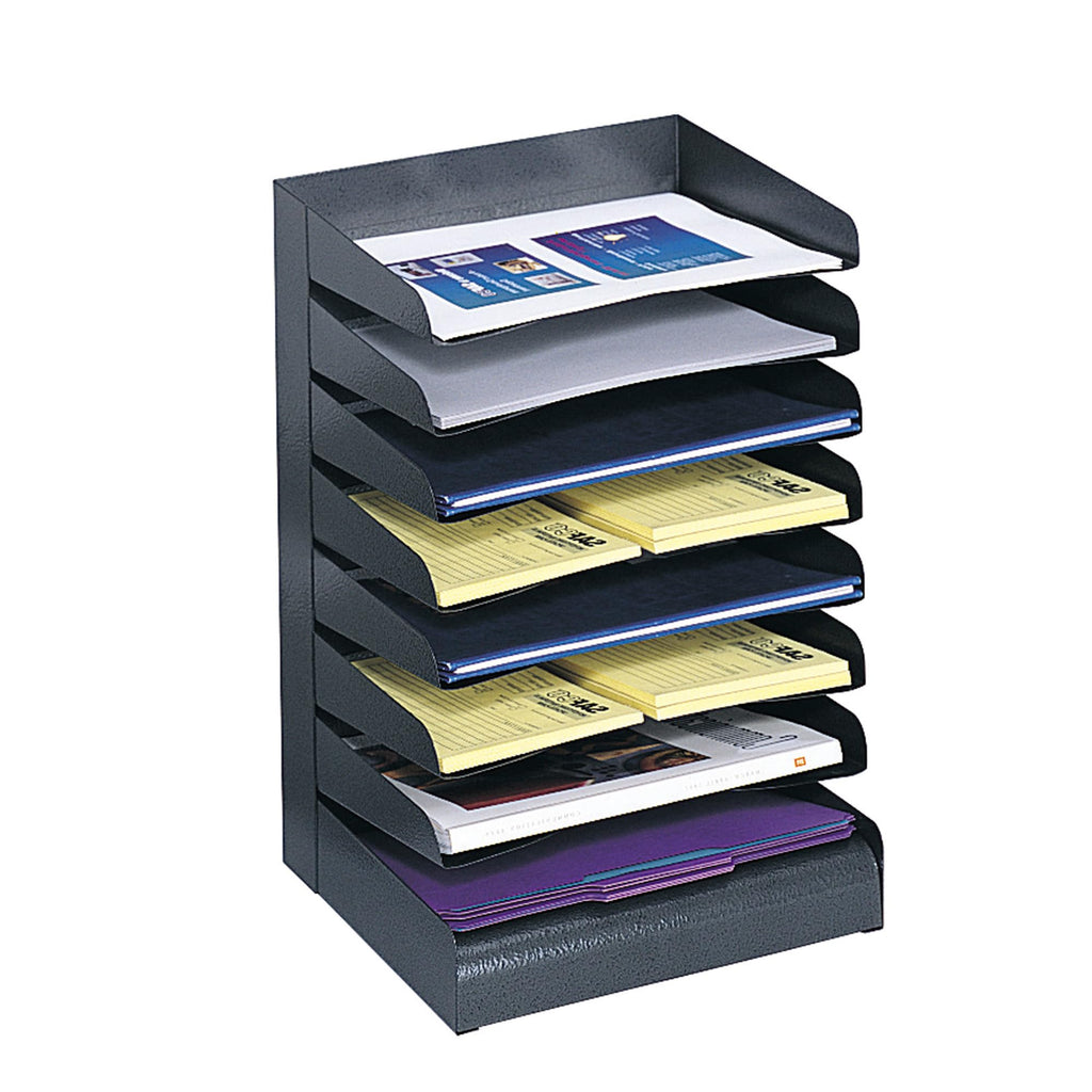 Safco 8 Tier Desk Organizer For Home, Office, Classroom & More, File Organizer With 8 Shelves, Powder Coated Finish, Commercial-