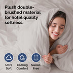Duvet Cover Twin/Twin Xl Size Set - Extra Soft Twin/Twin Xl Size Duvet Cover 68 X 90 With 1 Pillow Shams - Hotel Luxury And Fade Free With Zipper Closures & Ties - Breathable Bedding Set (Light Grey)