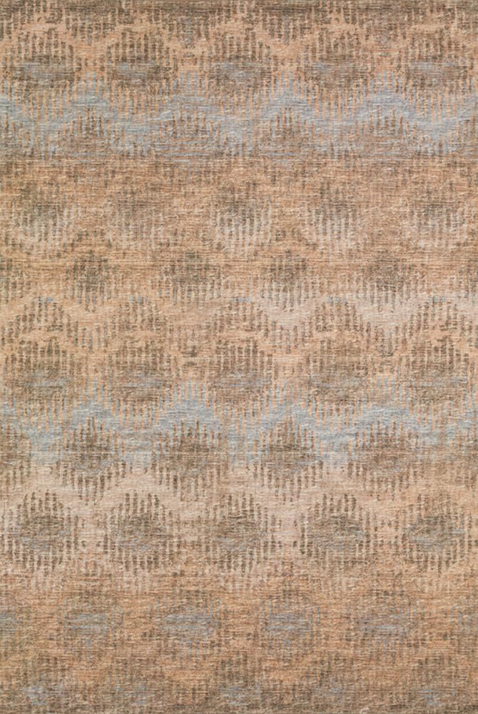 Dalyn Rugs Brisbane Br9 Dynamic Chevron Sandstone 8' Round