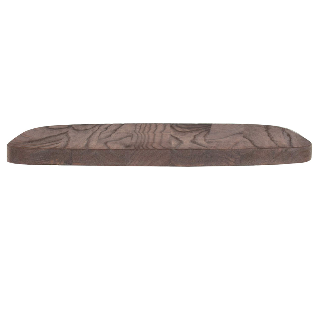 Flash Furniture Perry Rustic Walnut Wood Seat For Colorful Metal Chairs