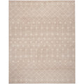 Nourison Grafix Moroccan Beige 5'3' X 7'3' Area Rug, Easy Cleaning, Non Shedding, Bed Room, Living Room, Dining Room, Kitchen
