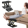 Vhelyom Foot Rest for Under Desk at Work, Height Adjustable Footrest with Massage Roller and Soft Pad, Foldable Ergonomic Foot R