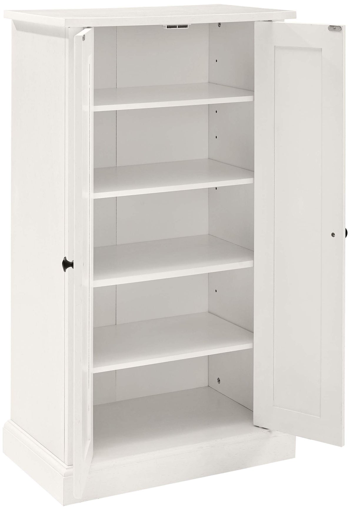 Crosley Furniture Seaside Accent Storage Cabinet, Bar, Buffet For Kitchen, Living Room, Or Entryway, White