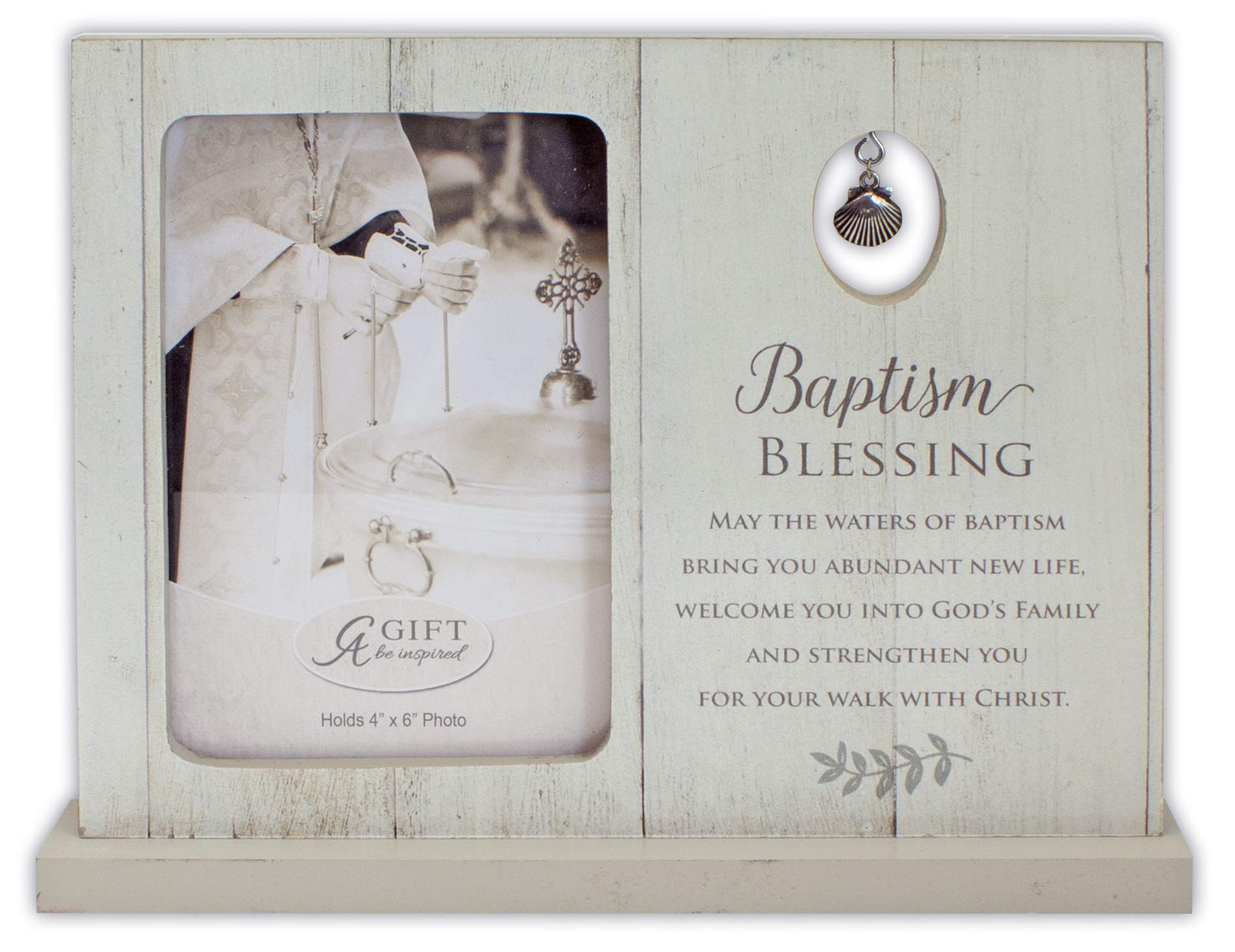 Cathedral Art (Abbey & CA Gift Picture Frame-Baptism Blessing, 4x6, Multicolored