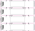 Tabbies File Pocket Handles, 9.63 X 2, White, 4/Sheet, 12 Sheets/Pack