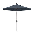 California Umbrella Sdau908117-Sa52 Sunset Series Patio Umbrella, Pacifica Canvas, Sapphire