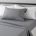Amazon Basics Lightweight Super Soft Easy Care Comfortable Microfiber 3-Piece Bed Sheet Set With 14-inch Deep Pockets, Twin XL, 