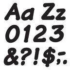 Trend Enterprises, Inc. T-2703 Black 4' Italic Combo Ready Letters