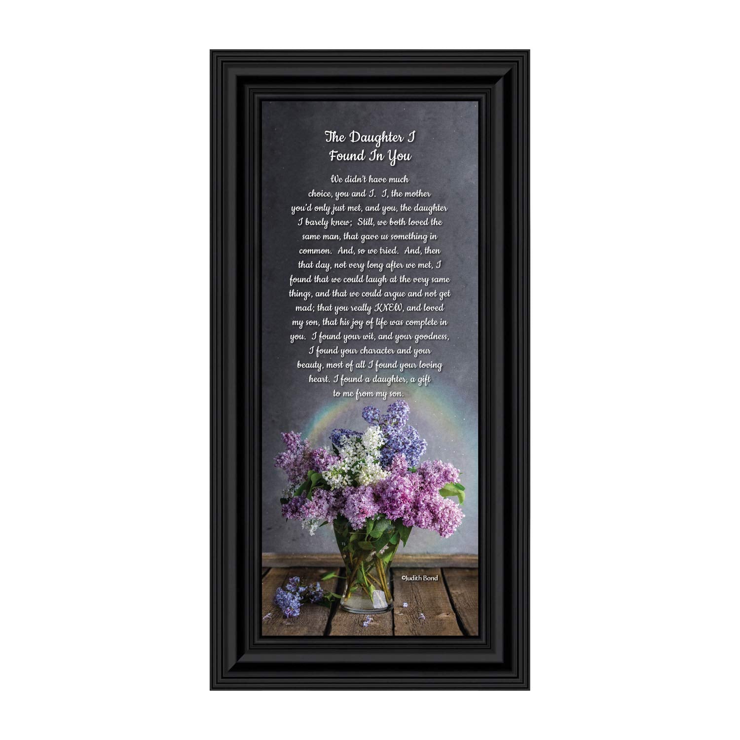 Crossroads Home D  cor Daught In Law Picture Frame, My Daughter In Law Is My Favorite Child, Mothers Day for Daughter In Law, 73