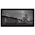 Americanflat 12x24 Picture Frame with Polished Plexiglass - Epic Collection - Gallery Wall Frames with Engineered Wood - Wide Ph