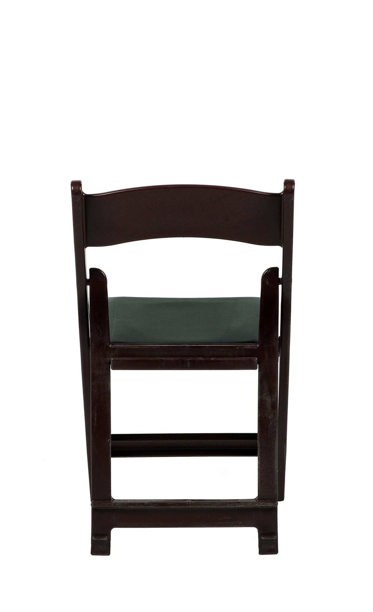 Commercial Seating Products Resin Red Mahogany Folding Chairs, 4-Pack