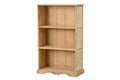 The Attic Jodhpur Bookshelf, Multipurpose For Living Room Bed Room Study, Solid Wood, Natural + White Matte Finish
