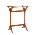 Powell Furniture Boonie Oak Wood Blanket and Quilt Rack