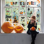 Ccinee Halloween Window Stickers