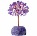 YATOJUZI Amethyst Crystal Tree Feng Shui Money Trees Natural Crystals Stone Base Copper Wire Tree of Life Good Luck Home Office 