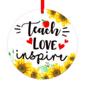 Teacher Appreciation Gifts For Women Men Teach Love Inspire Teacher Ornament End Of The Year Teacher Retirement Gifts Teacher Ap