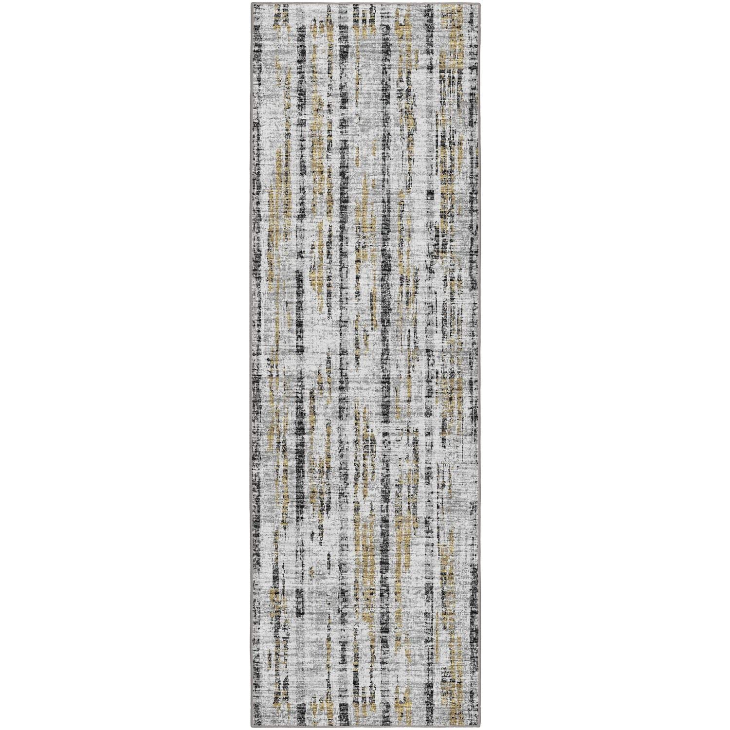 Winslow Wl6 Grey Transitional Rug Runner 2' 6" X 10'