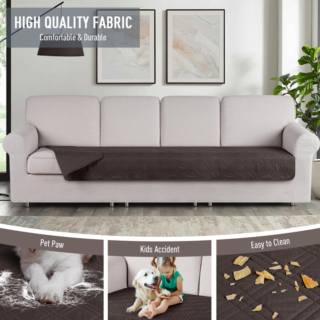 Taococo Reversible Couch Seat Cover For Dogs Pets Couch Cover For Chaise Sectional Sofa U Shape Sofa Furniture Protector Sofa Sl
