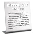 Difference Maker Sign Thank You Gift for Women Teacher Mentor Coach Boss Manager Inspirational Desk Decor Teacher Retirement Gif
