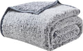 Emme Fuzzy Fleece Warm Blanket 50'X60' Throw Size Ultra Soft Warm Sherpa Blanket Microfiber Cozy Blanket For Couch Sofa Lightw