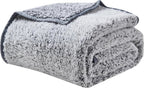 Emme Fuzzy Fleece Warm Blanket 50'X60' Throw Size Ultra Soft Warm Sherpa Blanket Microfiber Cozy Blanket For Couch Sofa Lightw