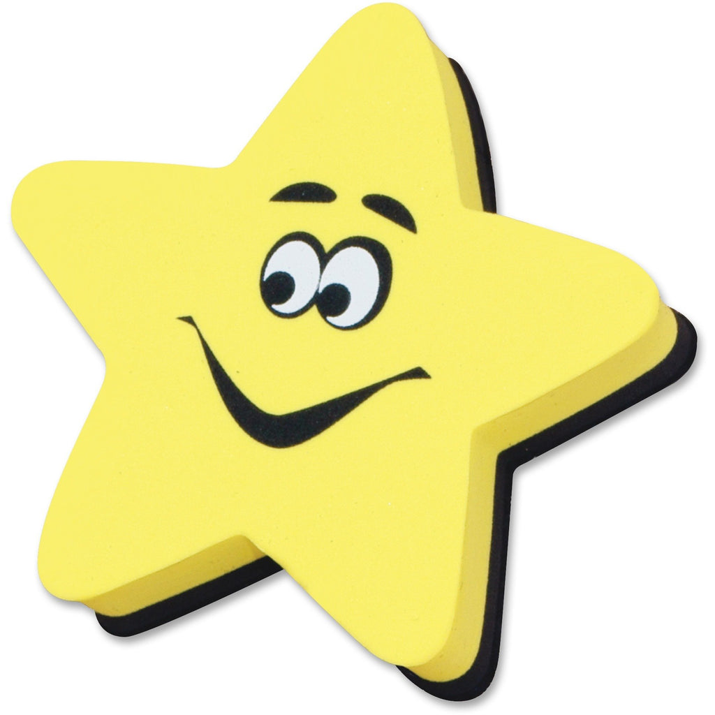 The Mailbox Books Ashley Magnetic Whiteboard Eraser, Star, 6 Ea/Bd (Ash10016)