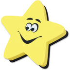 The Mailbox Books Ashley Magnetic Whiteboard Eraser, Star, 6 Ea/Bd (Ash10016)