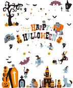 Ccinee Halloween Window Stickers