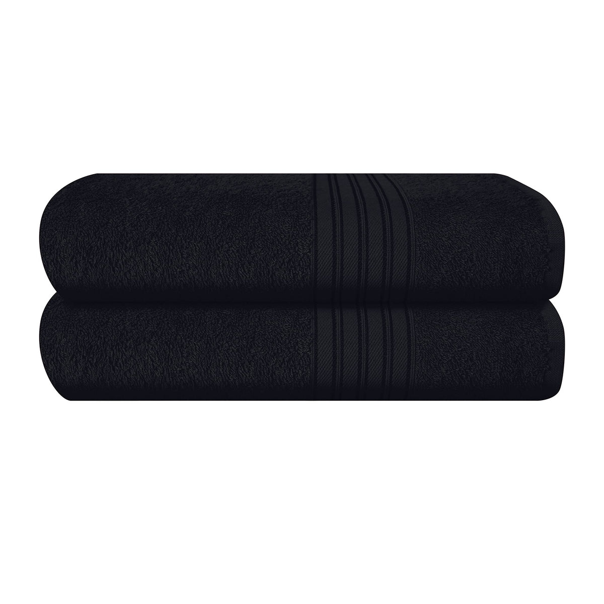 BOUTIQUO 100% Cotton 2 Pack Bath Towel Set 28x55 inches, Eco-Friendly Large Bath Towels,Compact Quickdry Lightweight Soft & High