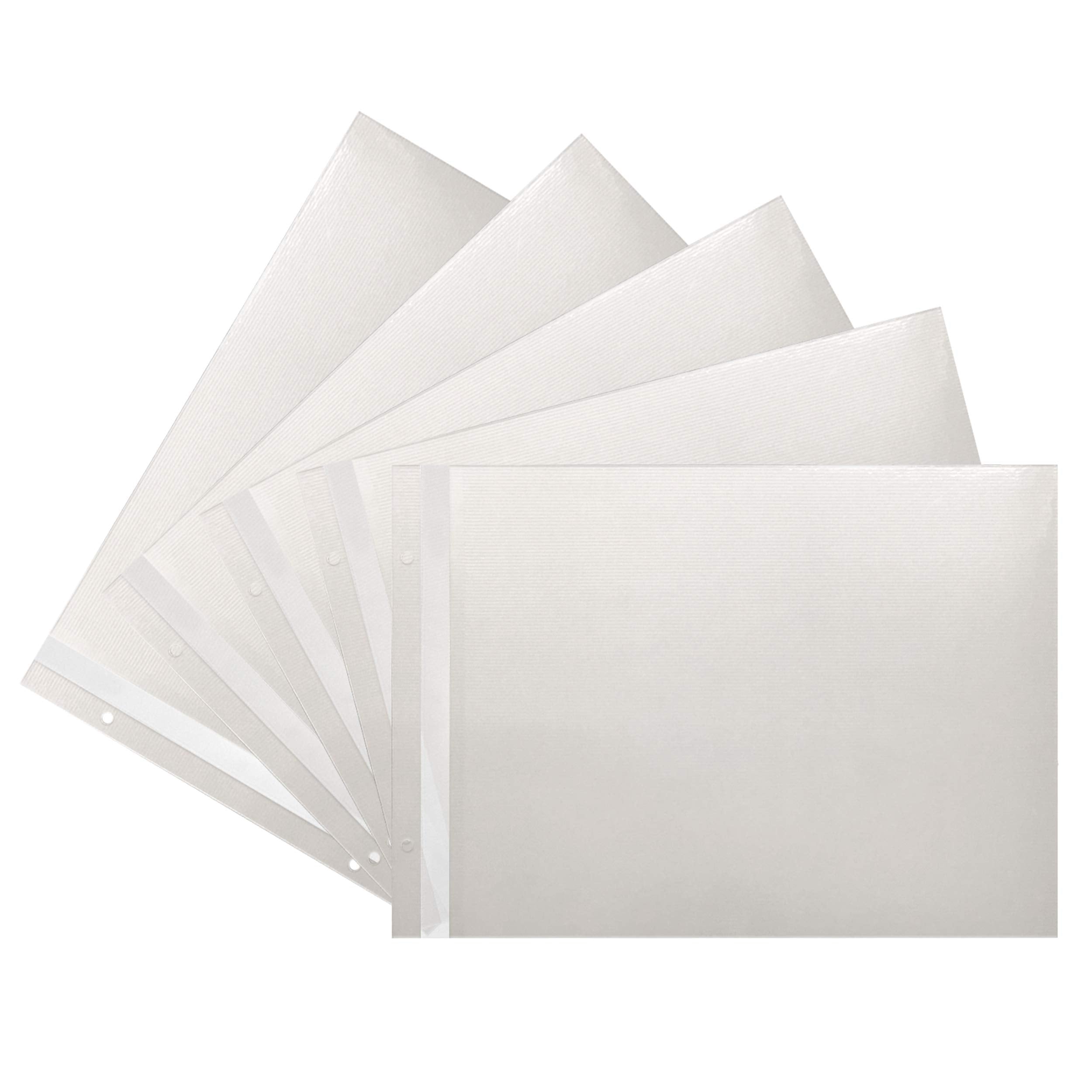 Refill Pages for JMV-207 Extra Large Magnetic Page X-Pando Photo Album