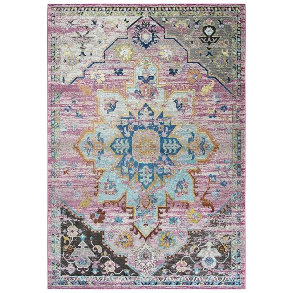 Rizzy Home Alora Decor Morocco 8'10"X11'10" Blue/Gray/Cream/Rust/Gold Power-Loomed Area Rug
