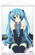 Trends International Hatsune Miku - Keys Wall Poster, 22.375 x 34, Print and White Hanger Bundle
