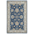 Rizzy Home Alora Decor Crypt 8' X 10' Border Blue/Ivory Hand-Tufted Area Rug