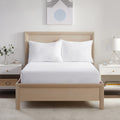 Serta Power Chill California King Size Waterproof Mattress Cover, Soft And Breathable Cooling Mattress Protector, 15' Elastic Deep Pocket For Secure Fit, White