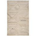 Rizzy Home Alora Decor Makalu 5' X 8' Geometric/Solid Tan/Natural Hand-Tufted Area Rug