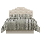 Dawson Queen Headboard Silver PU