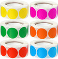 True-Ally 3000 Piece Mix Color 1 Inch Round Dot Sticker Self Adhesive Labels Writable Surface For Inventory Organize, File Class