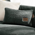 Vctops 2 Pack Double-Sided Sherpa Fleece Throw Pillow Covers For Couch Bed Sofa Soft Warm Plush Cushion Covers Luxury Fuzzy Furr