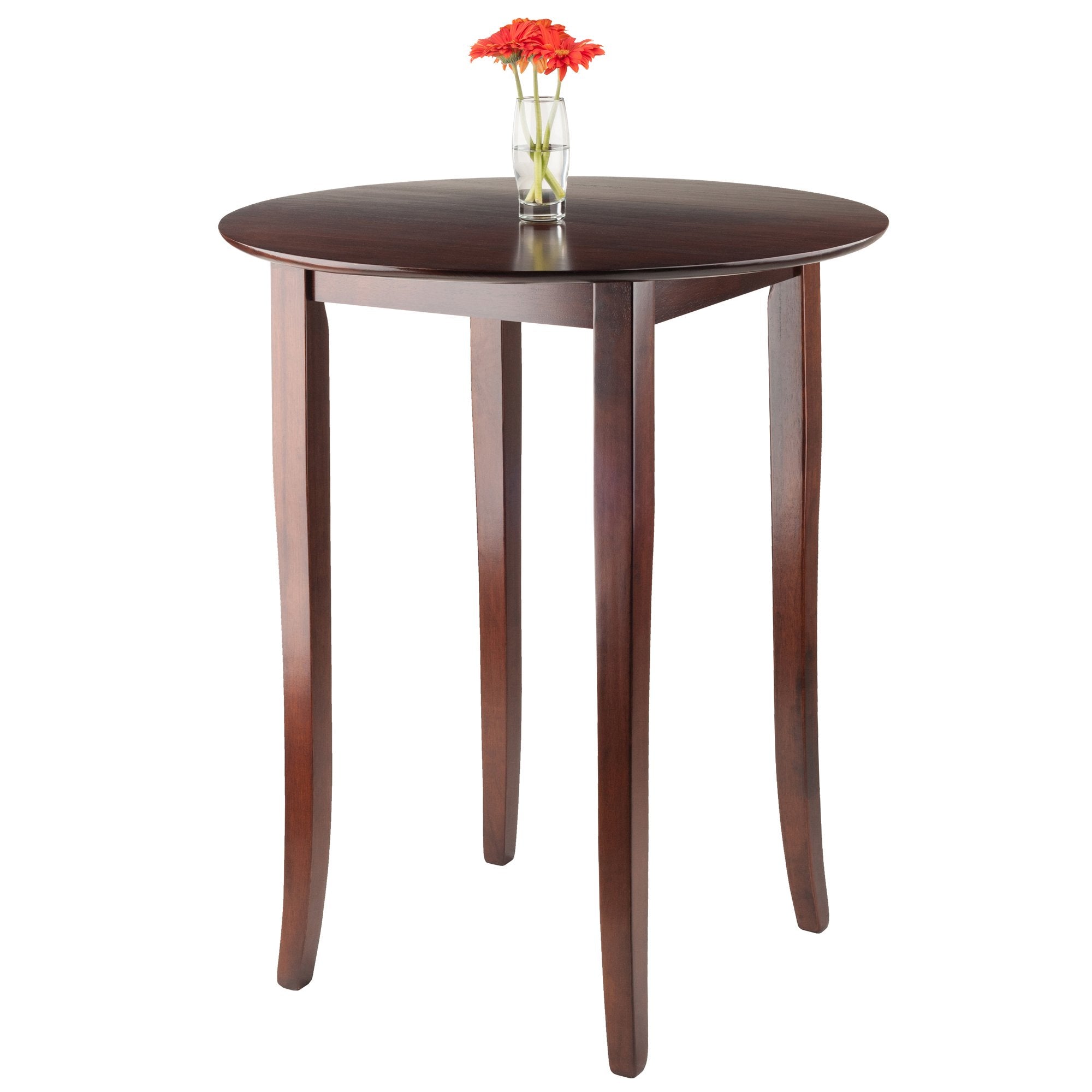 Winsome Fiona Dining Table, Walnut, 33.86 x 33.66 x 38.98 Inches
