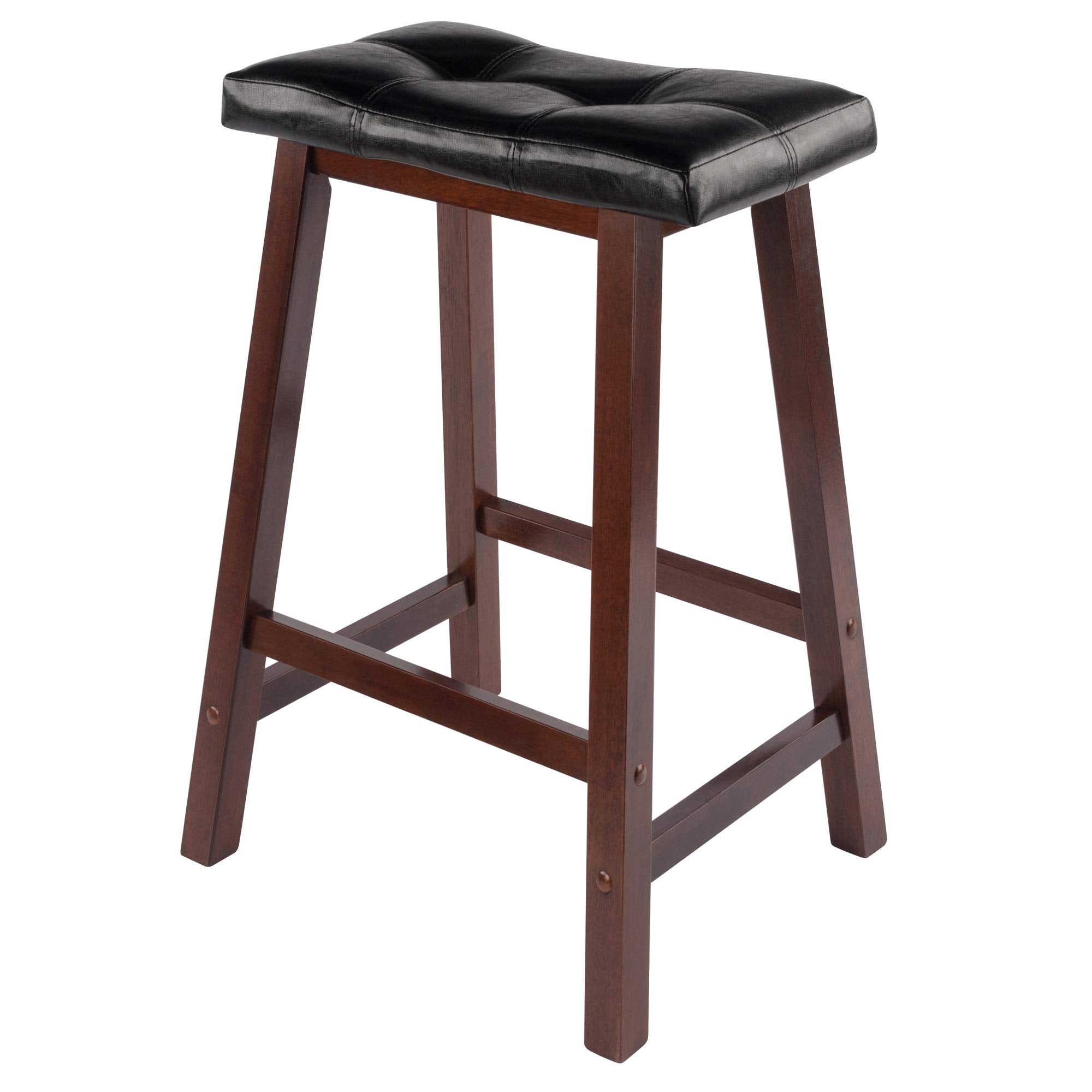 Winsome Mona Stool, 24, Antique Walnut